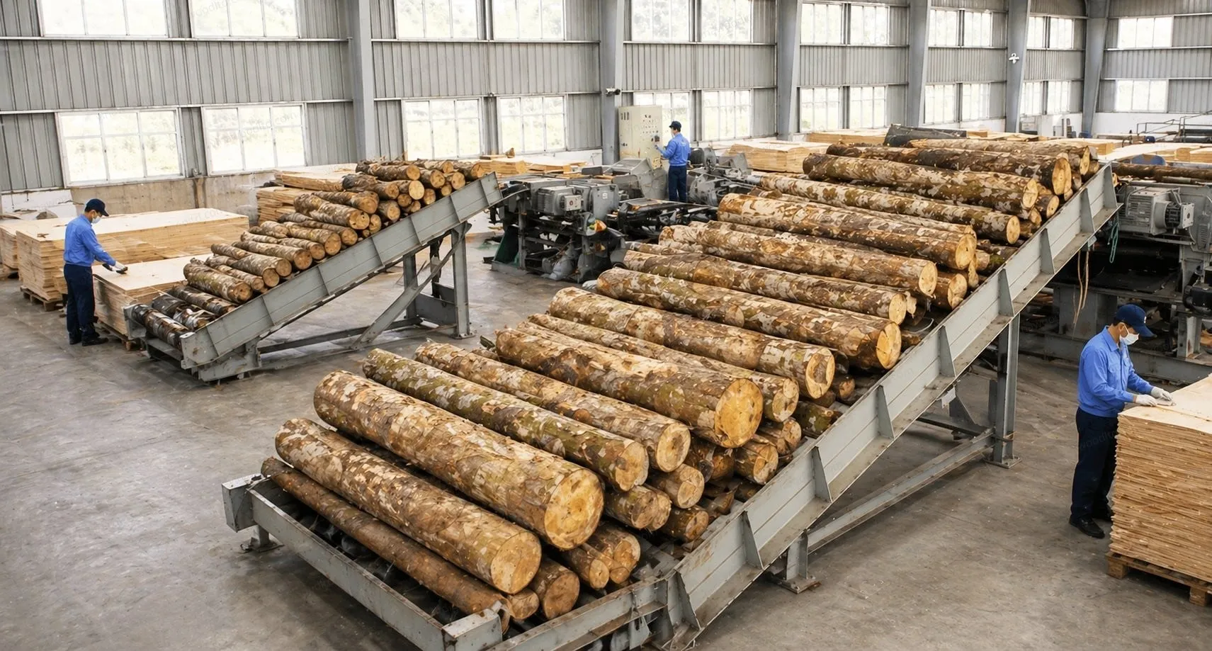 Log selection and peeling