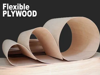 Flexible bending plywood